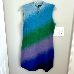 Maje sleeveless sweater dress